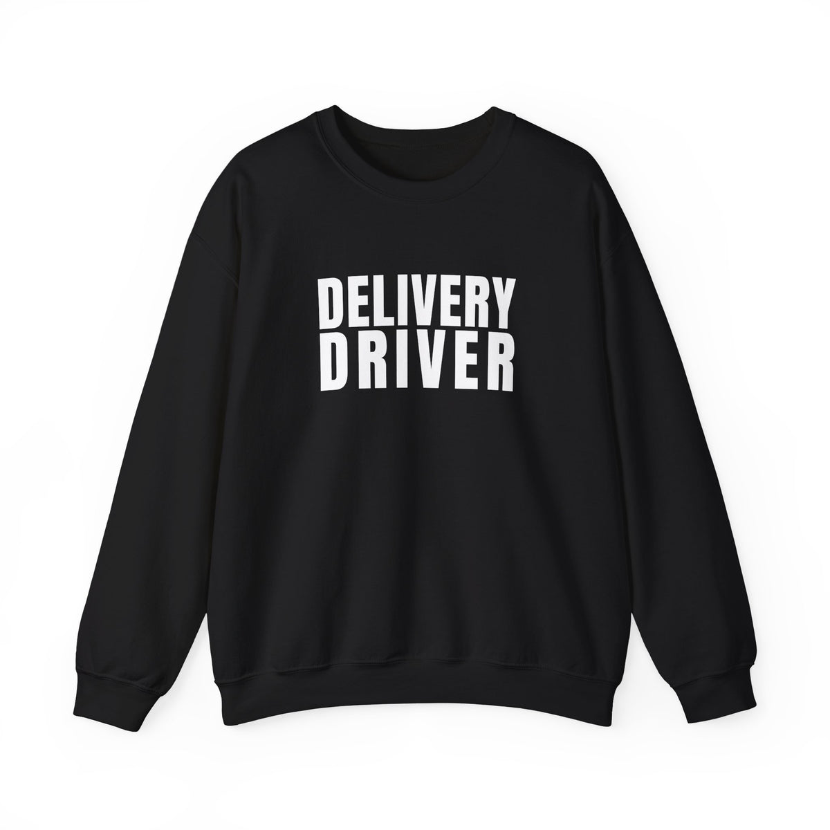 Delivery Driver Crewneck | Bold Block Letter Gig Driver Sweatshirt