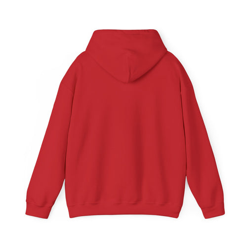 Dashing Hoodie | Red Block Letter Food Delivery Driver Pullover