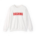 Dashing Crewneck | Red Letter Food Delivery Driver Sweatshirt (Black or White)