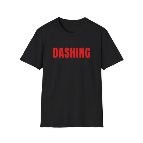 Dashing Tee | Red Letter Food Delivery Driver T-Shirt (Black or White)