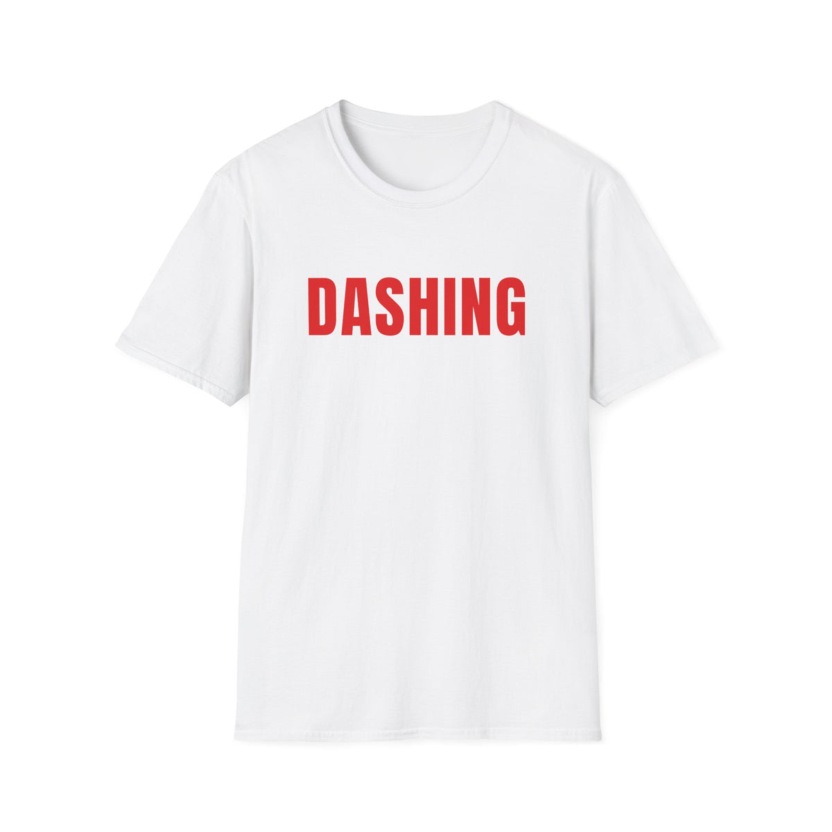 Dashing Tee | Red Letter Food Delivery Driver T-Shirt (Black or White)