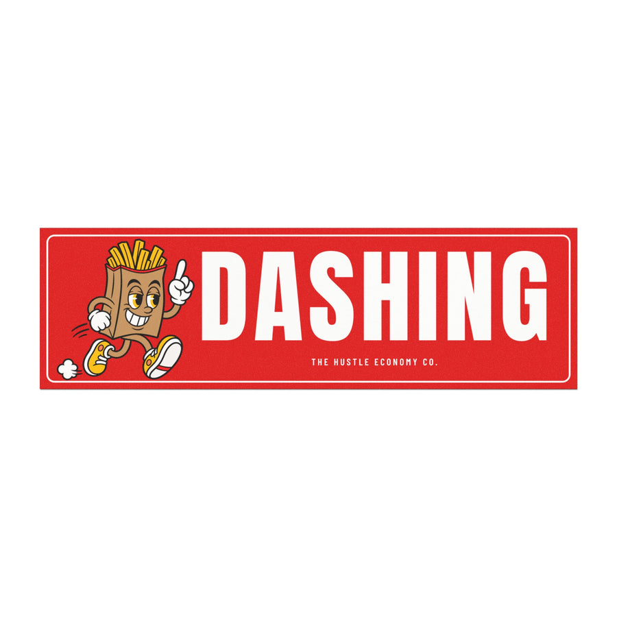 Dashing Car Magnet (Red)