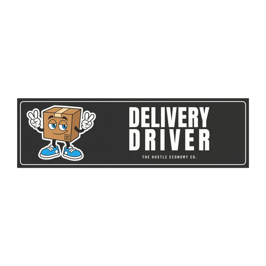 Delivery Driver Car Magnet | Peace Sign Package Bumper Magnet