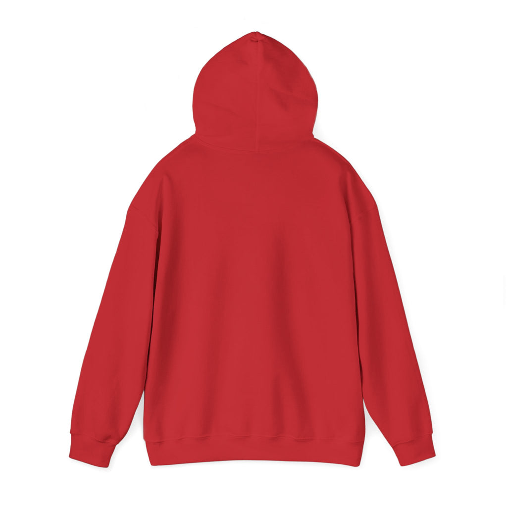 Dashing Hoodie | Red Block Letter Food Delivery Driver Pullover