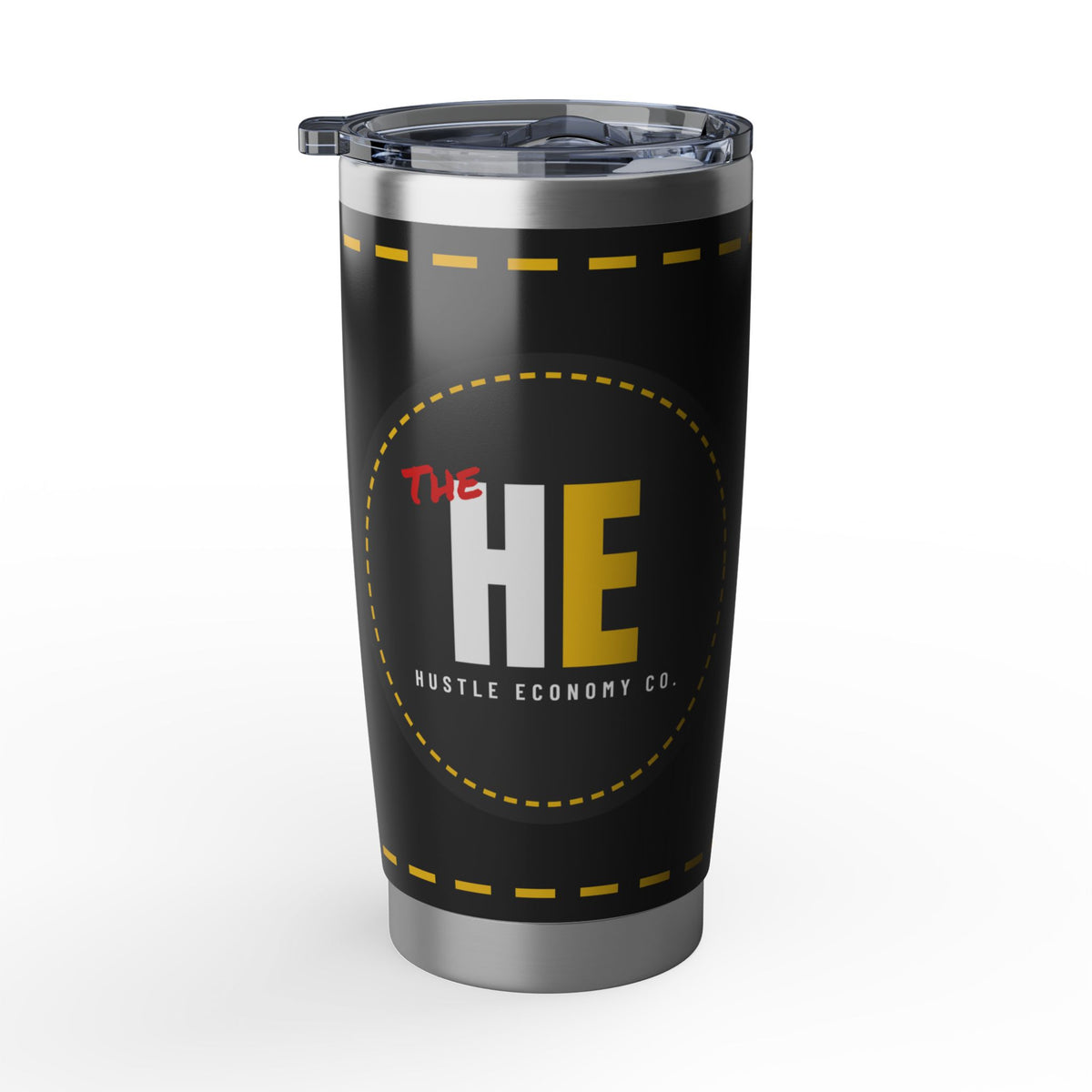 The Hustle Economy Co. Logo Tumbler | 20oz Insulated Driver Travel Cup