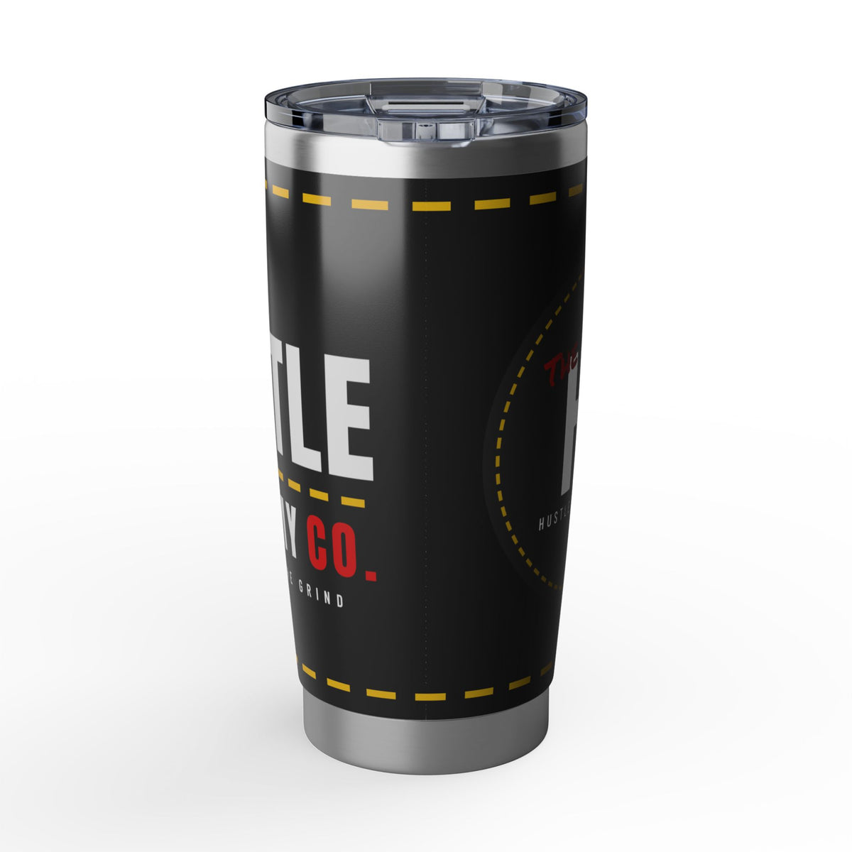 The Hustle Economy Co. Logo Tumbler | 20oz Insulated Driver Travel Cup