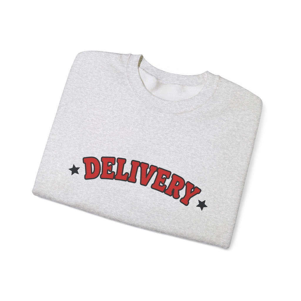 Delivery Crewneck | Don't Forget to Tip Back Print Gig Driver Sweatshirt