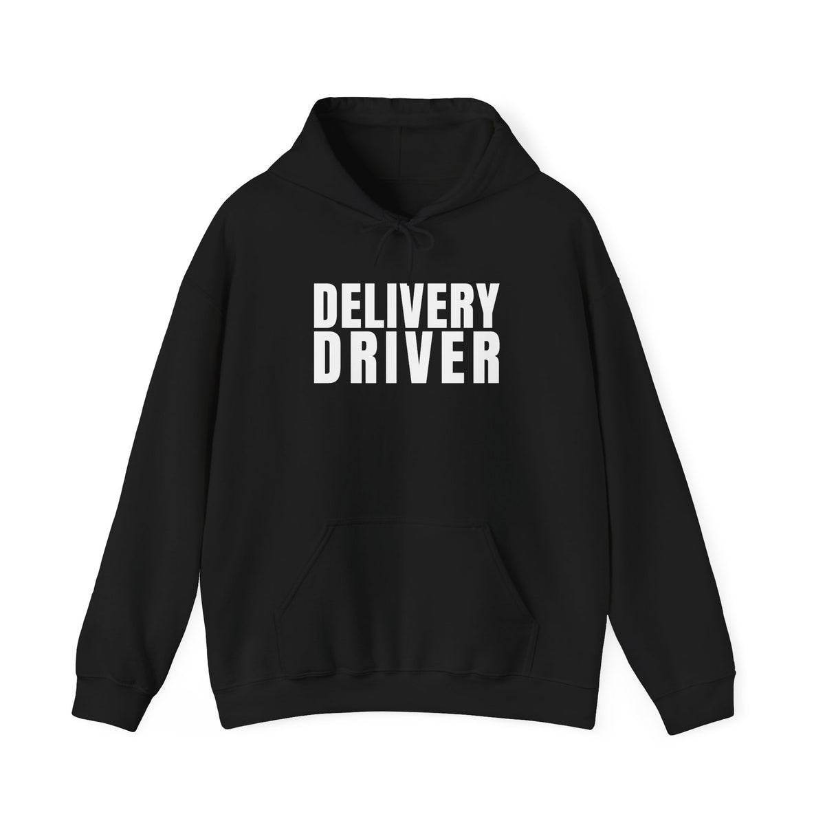 Delivery Driver Hoodie | Bold Block Letter Gig Driver Pullover