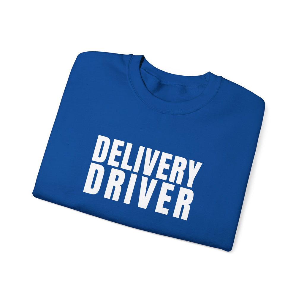 Delivery Driver Crewneck | Bold Block Letter Gig Driver Sweatshirt