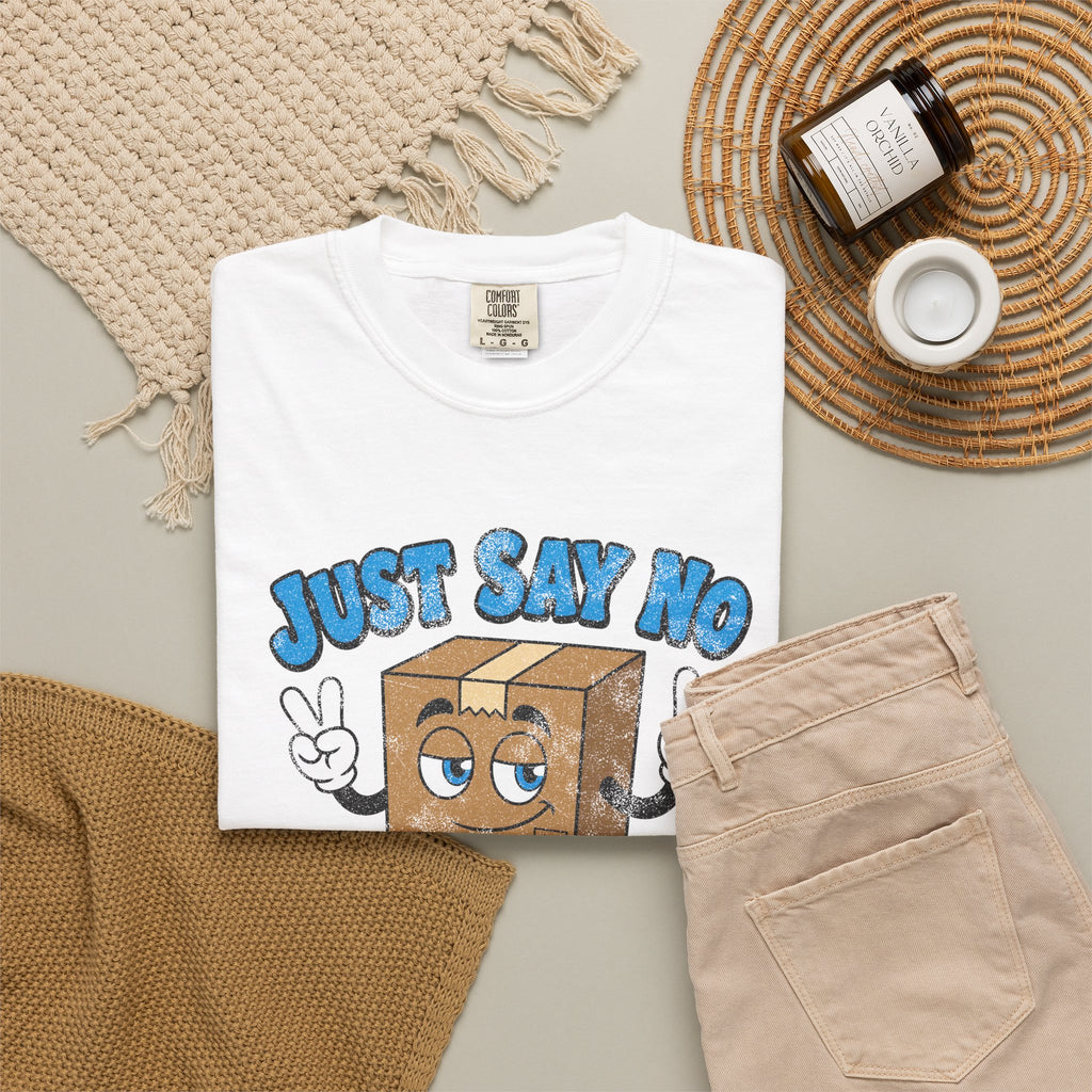 Just Say No to Base Pay Tee | Comfort Colors Gig Driver T-Shirt