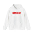 Dashing Hoodie | Red Letter Food Delivery Driver Pullover (Black or White)