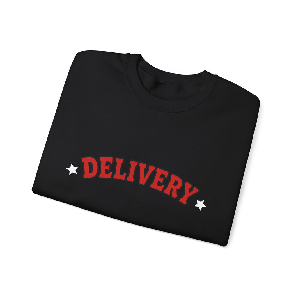Delivery Crewneck | Don't Forget to Tip Back Print Gig Driver Sweatshirt