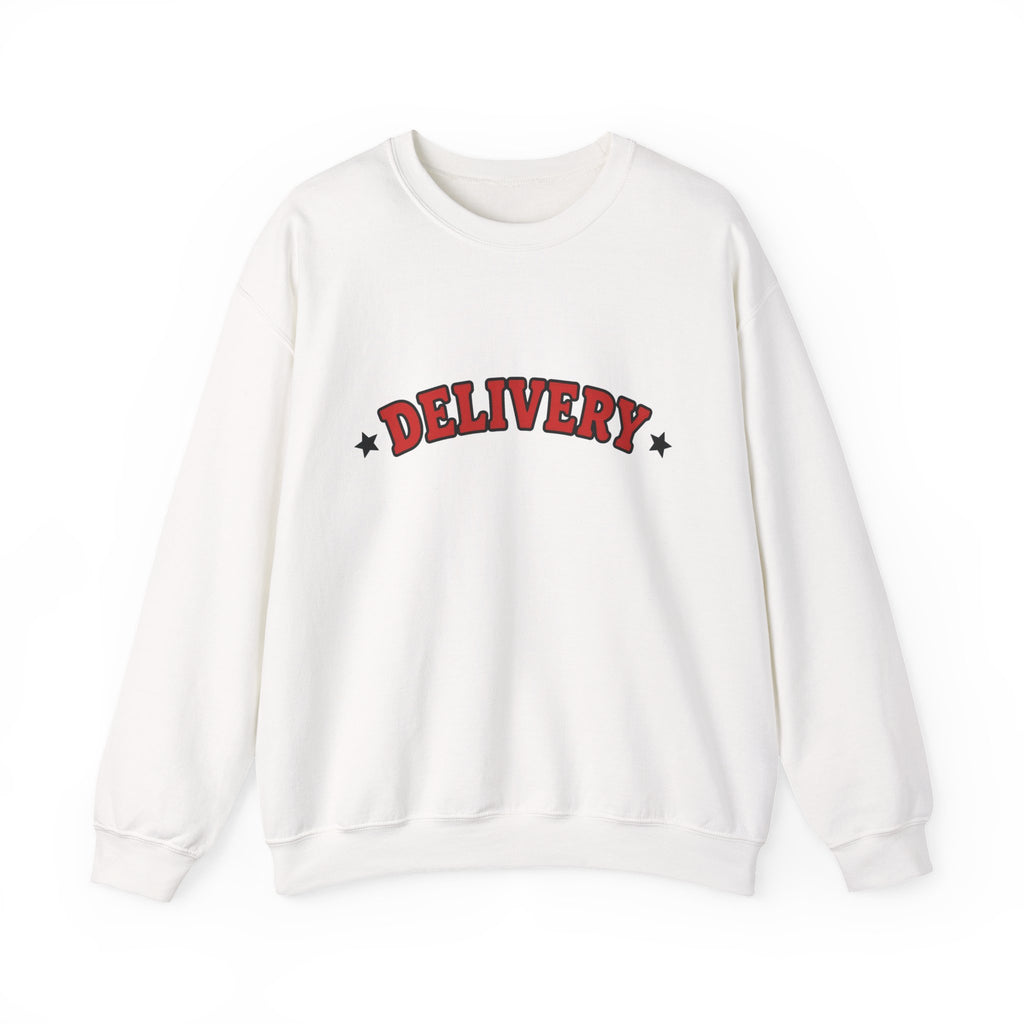 Delivery Crewneck | Don't Forget to Tip Back Print Gig Driver Sweatshirt