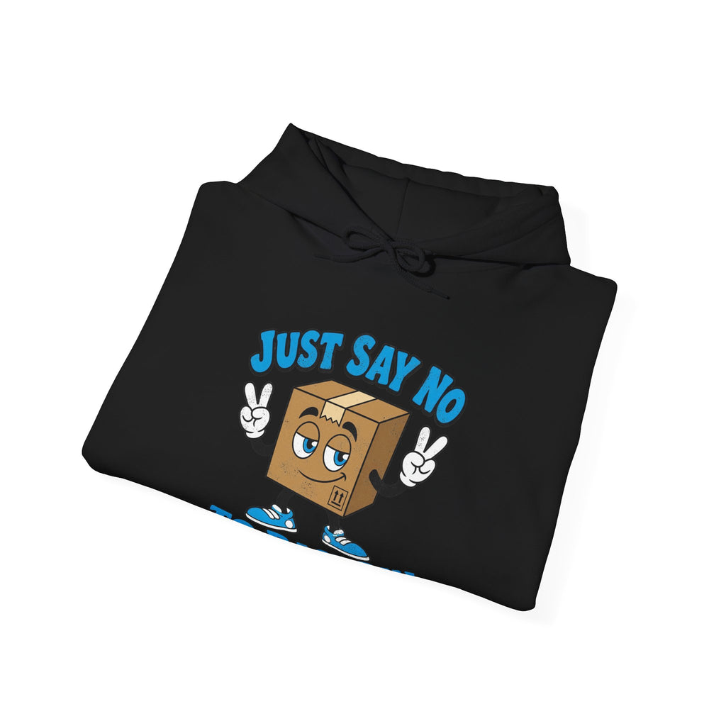Just Say No to Base Pay Hoodie | Black Heavy Blend Gig Driver Hoodie