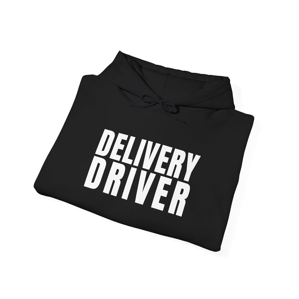 Delivery Driver Hoodie | Bold Block Letter Gig Driver Pullover